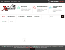Tablet Screenshot of motorextremo.es